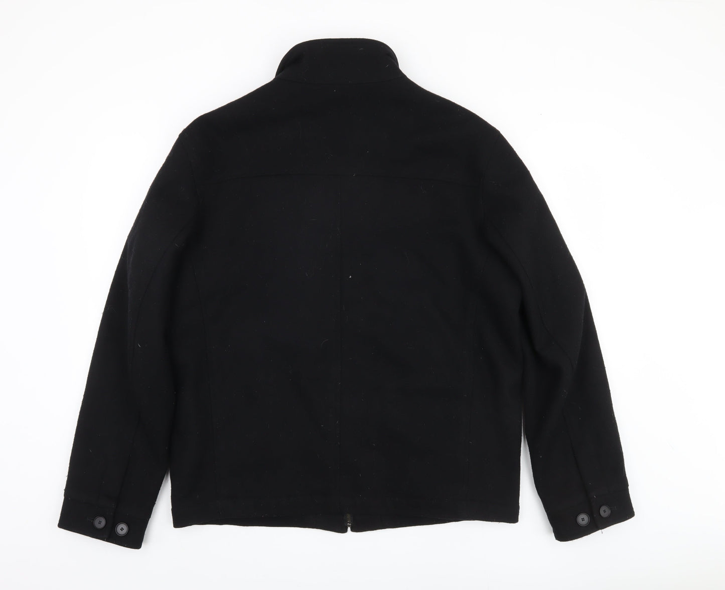 Mens UK Size M Marks and Spencer Black Basic Jacket