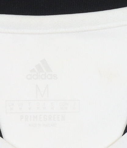 Adidas Men's White Regular Fit Jersey T-Shirt