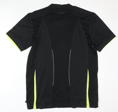 Rodeo Men's Black Athletic T-Shirt, Size L