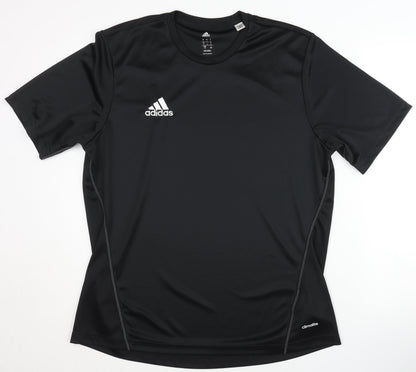 Adidas Men's Black T-Shirt, Size L, Gym & Training