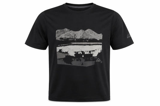 Mens UK Size L McKINLEY Black Gym & Training Running & Jogging T-Shirt