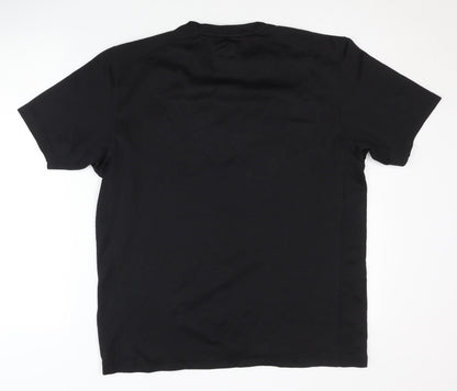 McKinley Men's Black T-Shirt L | Gym & Running