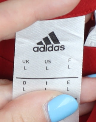 Adidas Men's Red Training T-Shirt L