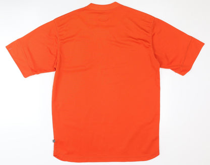 adidas Men's Orange T-Shirt M Pullover for Gym