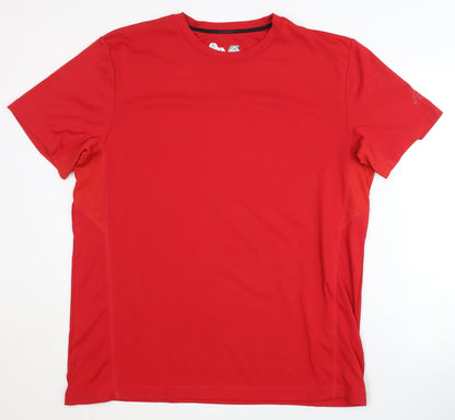 McKinley Men's Red XL Pullover Gym T-Shirt