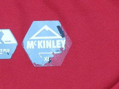 McKinley Men's Red XL Pullover Gym T-Shirt
