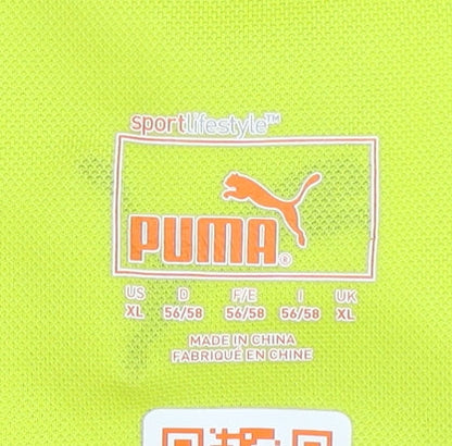 Puma Men's Yellow XL Gym T-Shirt, Breathable & Stylish