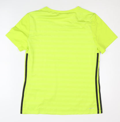 Adidas Women's Green Running T-Shirt, M