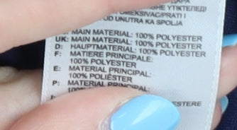 Adidas Men's Blue Gym T-Shirt L Climalite Performance