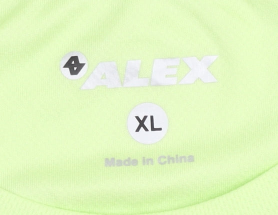 ALEX Men's Green XL Pullover T-Shirt