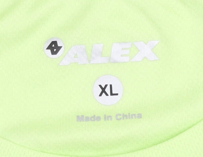 ALEX Men's Green XL Pullover T-Shirt