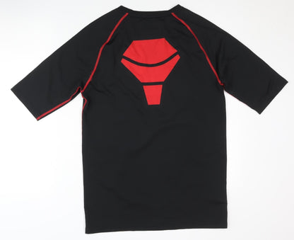 Crane Men's Black XL Pullover T-Shirt