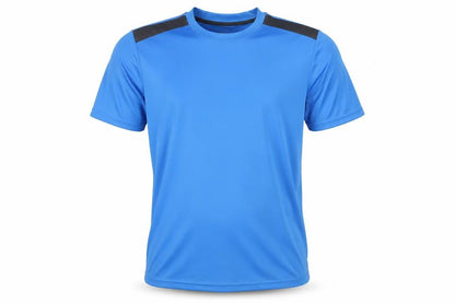 Mens UK Size M Crane Blue Gym & Training T-Shirt