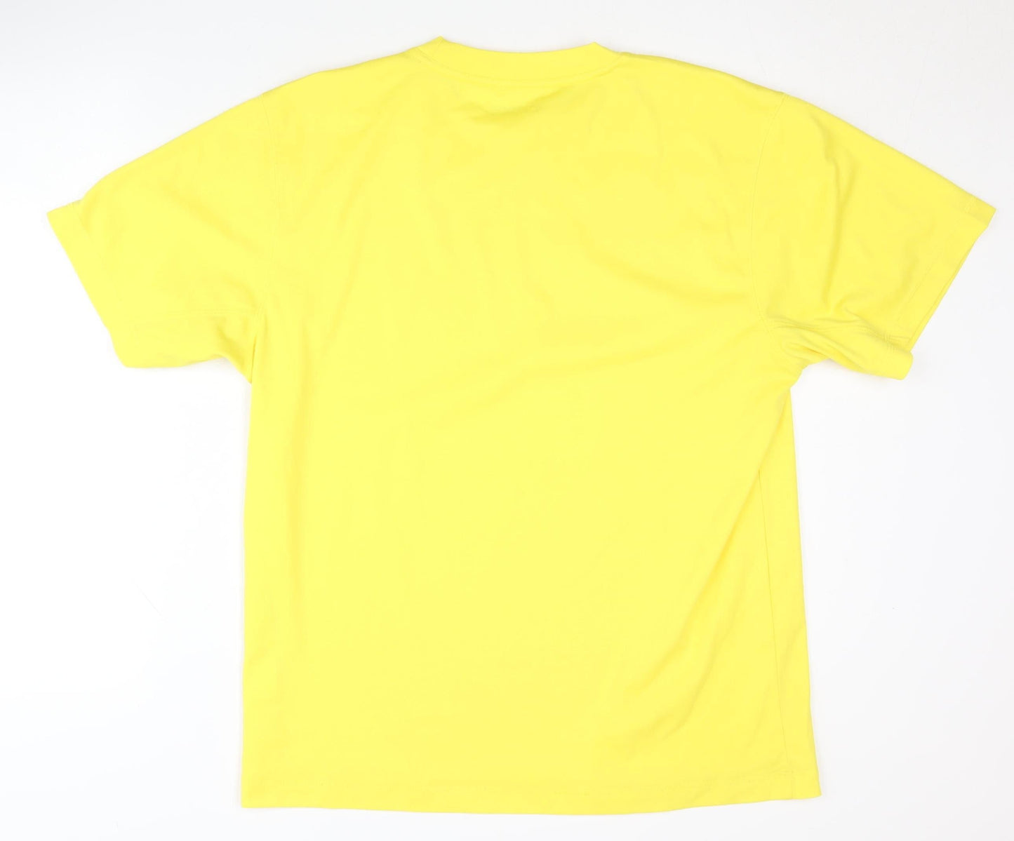 Runners Point Men's Yellow Running T-Shirt, L