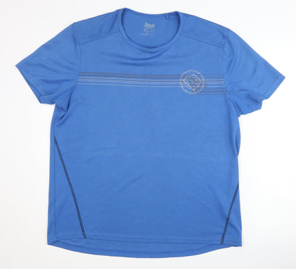 Crivit Men's Blue Gym T-Shirt - L