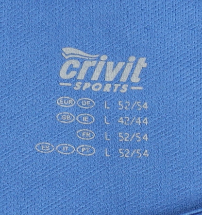 Crivit Men's Blue Gym T-Shirt - L