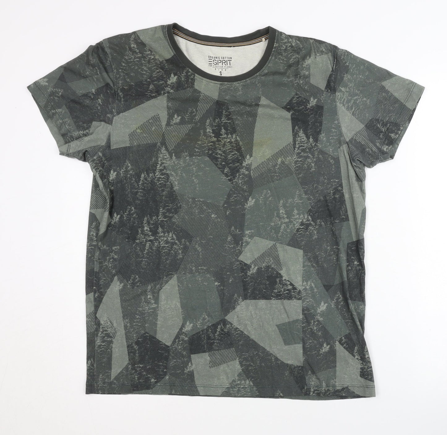Mens UK Size S Esprit Green  T-Shirt