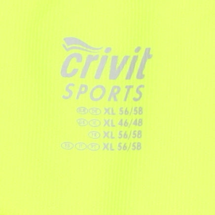 Crivit Sports Men's Yellow T-Shirt XL Lightweight Activewear