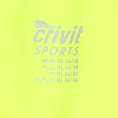 Crivit Sports Men's Yellow T-Shirt XL Lightweight Activewear