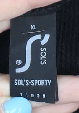 SOL'S Men's Black XL Basic T-Shirt