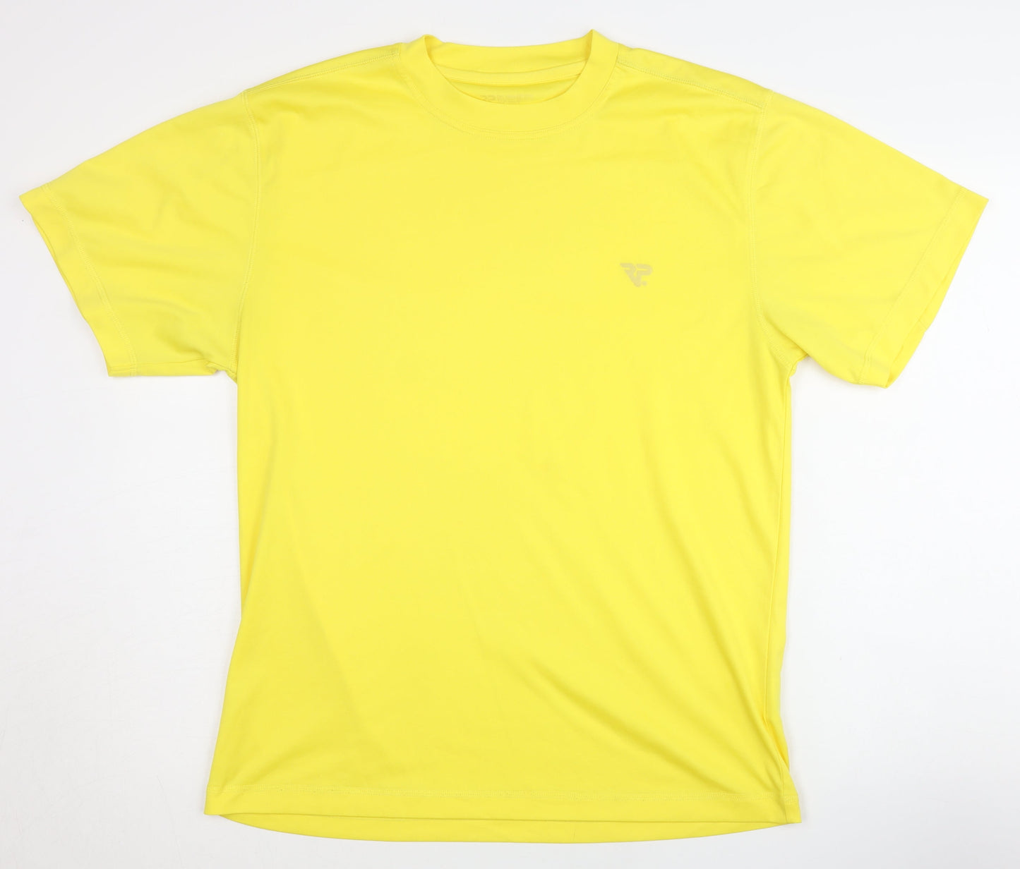 Runners Point Men's Yellow Running T-Shirt, Size L