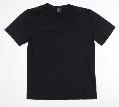 Enrico Mori Men's Black XL Athletic T-Shirt