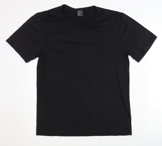 Enrico Mori Men's Black XL Athletic T-Shirt