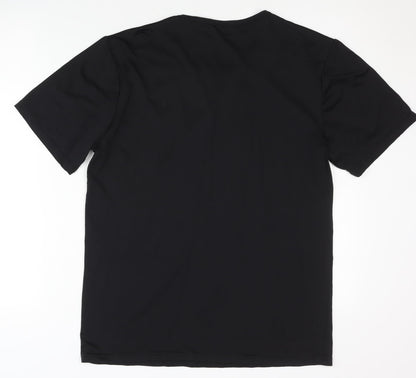 Enrico Mori Men's Black XL Athletic T-Shirt