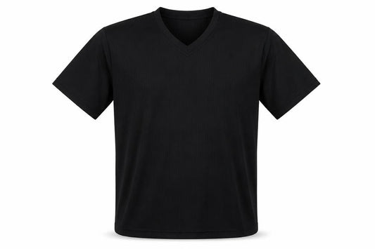 Reward Men's Black V-Neck T-Shirt Size L