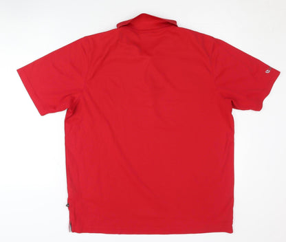 Linea Primero Men's Red Polo Shirt L - Casual Comfort
