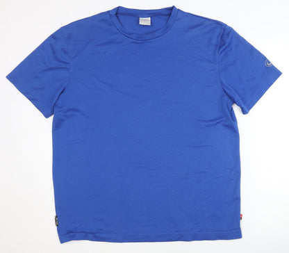 Mens UK Size L PRO TOUCH Blue Gym & Training T-Shirt