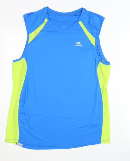 Kalenji Men's Blue Running Tank XL - Moisture Wicking