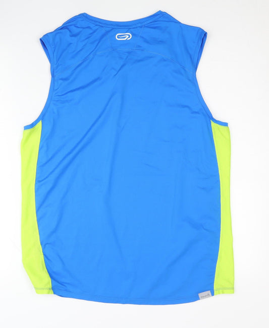 Kalenji Men's Blue Running Tank XL - Moisture Wicking