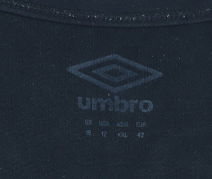 Umbro Women's Black Tank Top Size 16