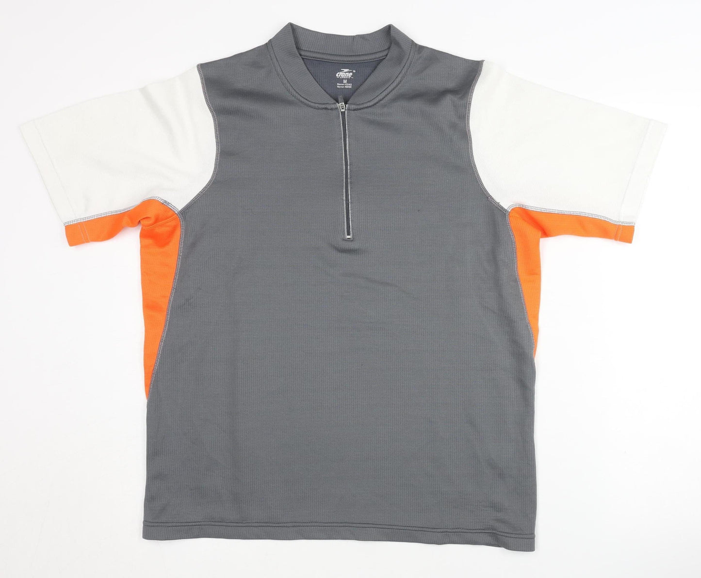 Crane Sports Men's Grey Colourblock T-Shirt M
