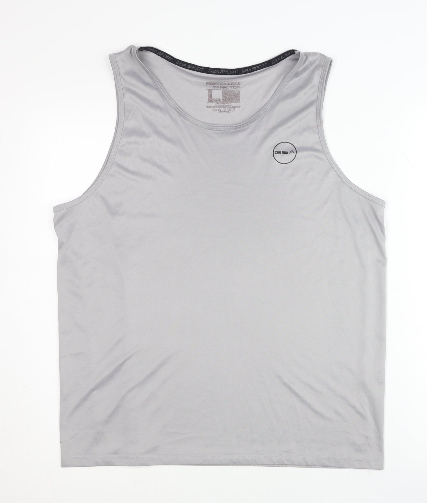 GSA Men's Grey Athletic Tank Top M