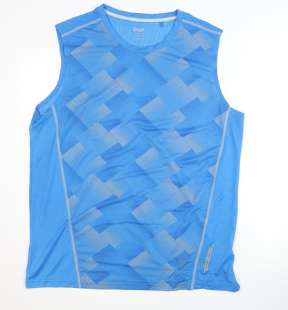 Crivit Men's Blue XL Tank Top for Gym & Running