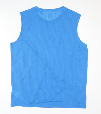 Crivit Men's Blue XL Tank Top for Gym & Running