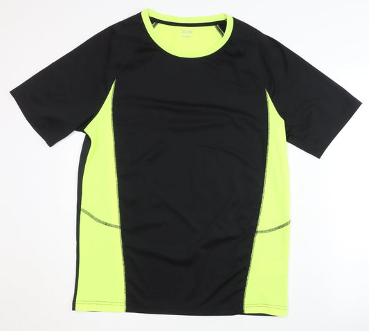 X-Cite Men's Black Gym Pullover T-Shirt M