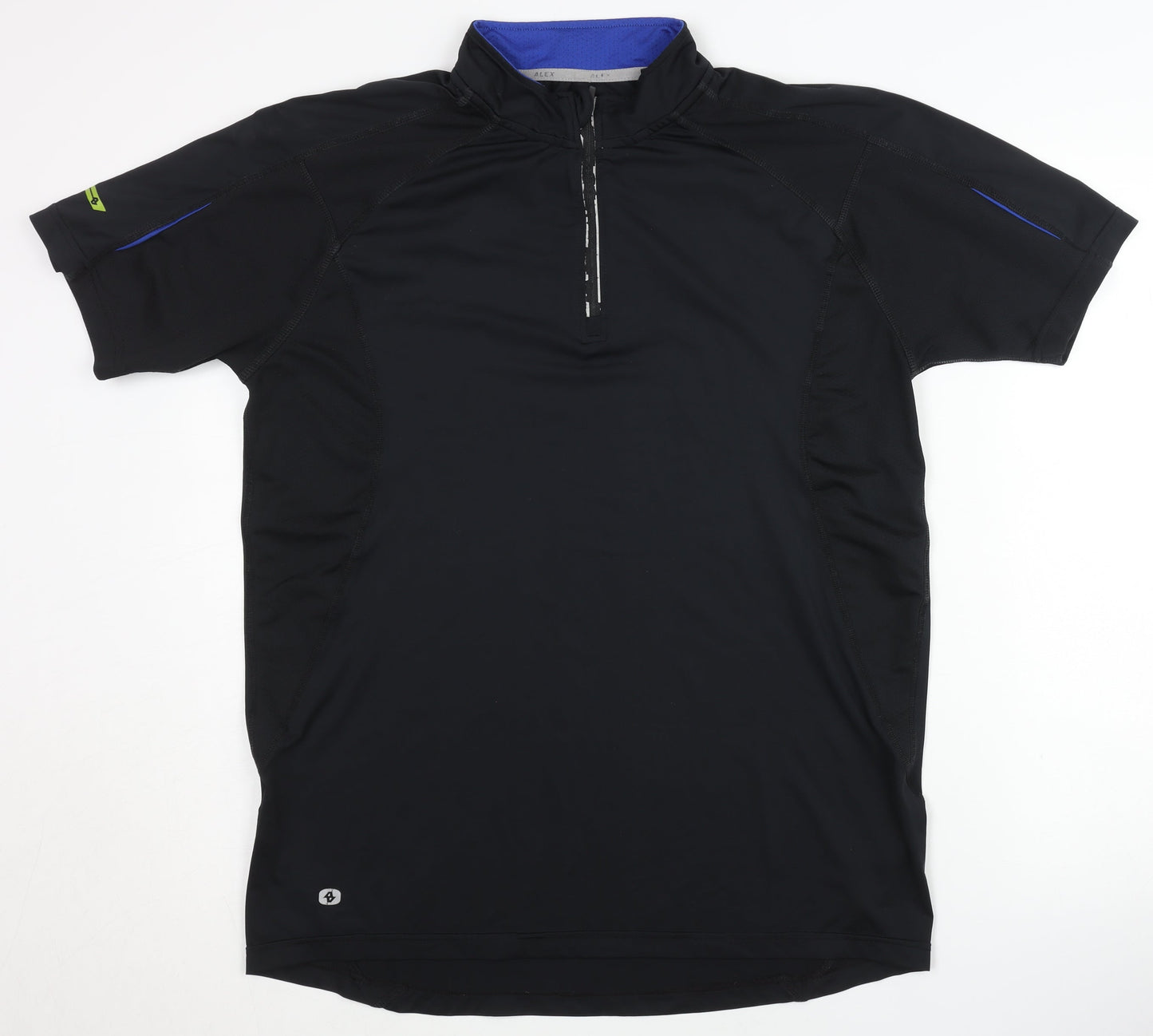 Alex Athletics Men's Black Polo Shirt L Activewear