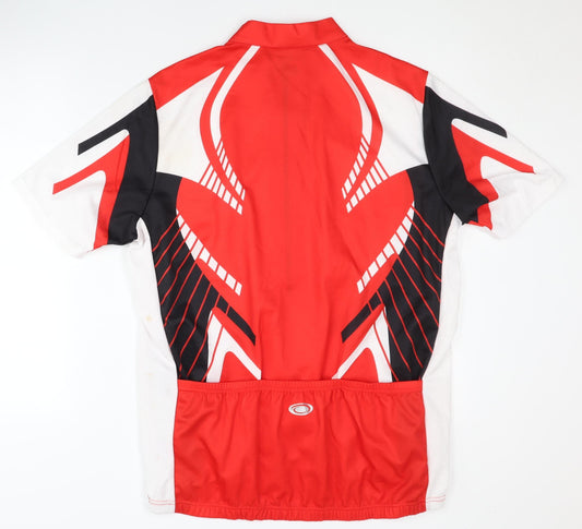 Shamp Men's Red XL Cycling Jersey 1/4 Zip