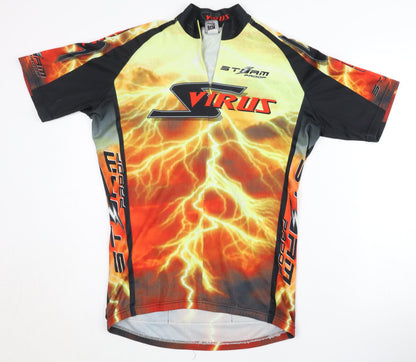 BCM S Virus Men's Multicoloured Graphic Cycling Jersey