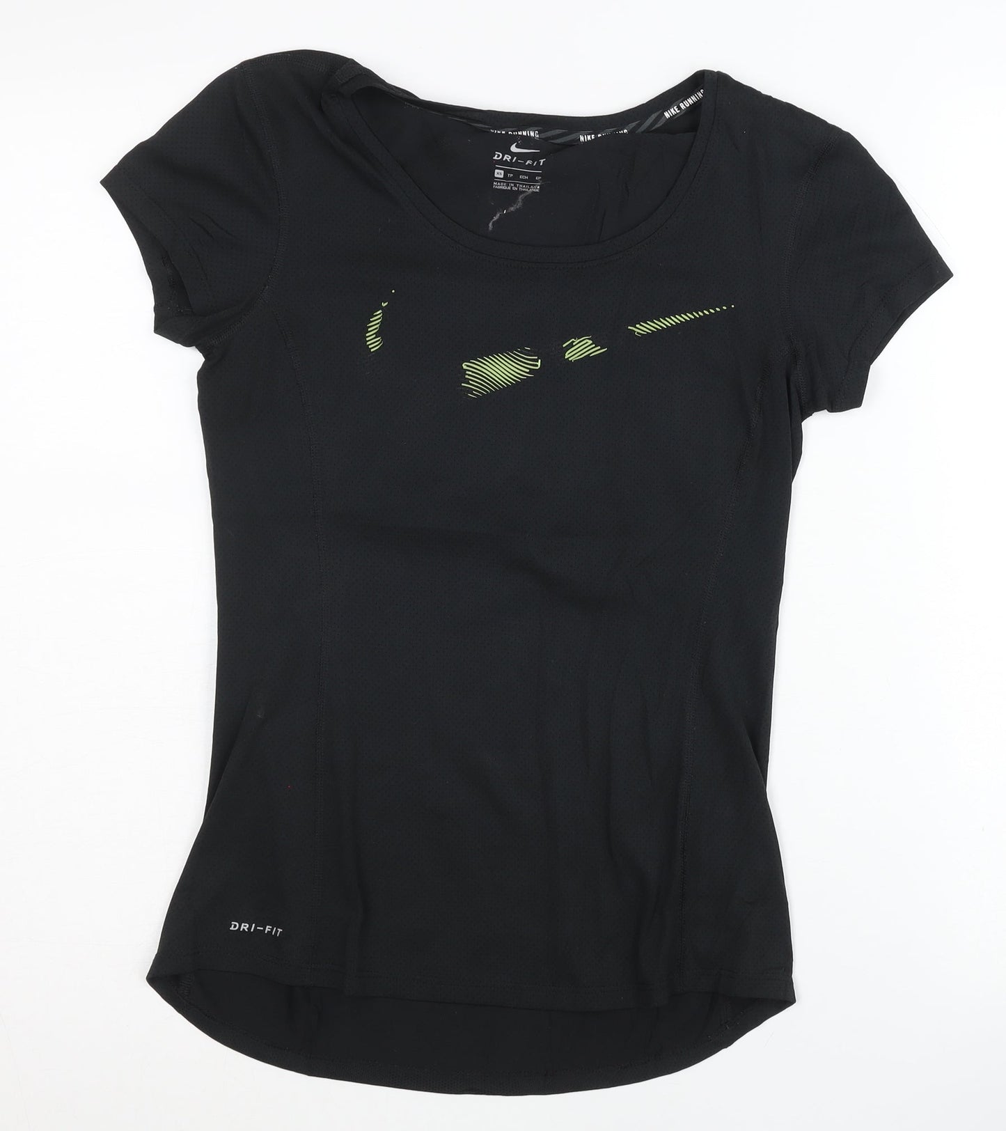 Nike Women's Black XS Dri-FIT Athletic T-Shirt