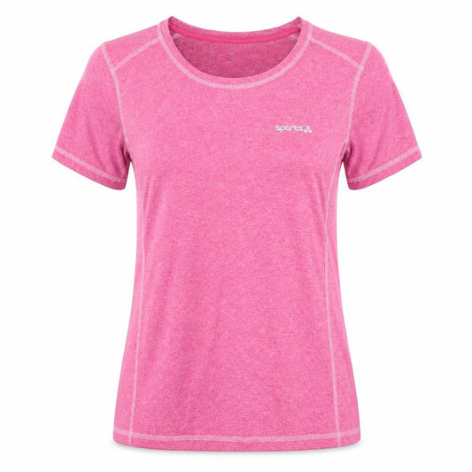 Sports Women's Pink Medium T-Shirt for Gym