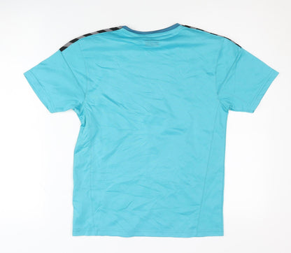 Hummel Boys Blue T-Shirt, Size 12 Years, Breathable Activewear