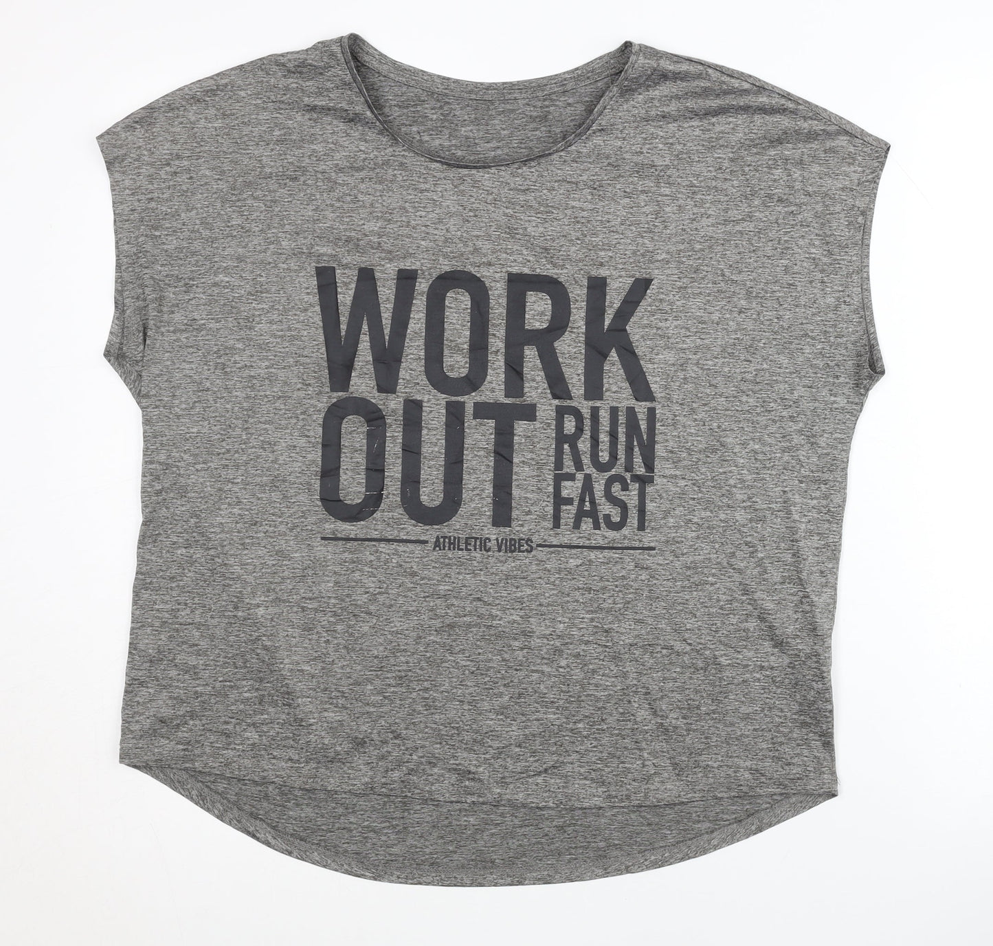 AthleticX Women's Grey Sleeveless T-Shirt M