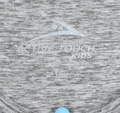 Active Touch Kids Girls Grey Jersey T-Shirt, 12-13 Years