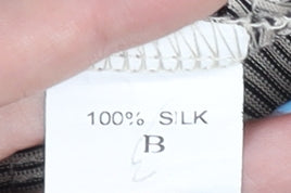 Ralph Lauren Men's Beige Silk Striped Polo M