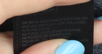 H&M Women's Grey Athletic T-Shirt Size L