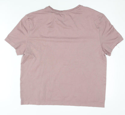 H&M Sport Pink T-Shirt M Unisex Gym Top